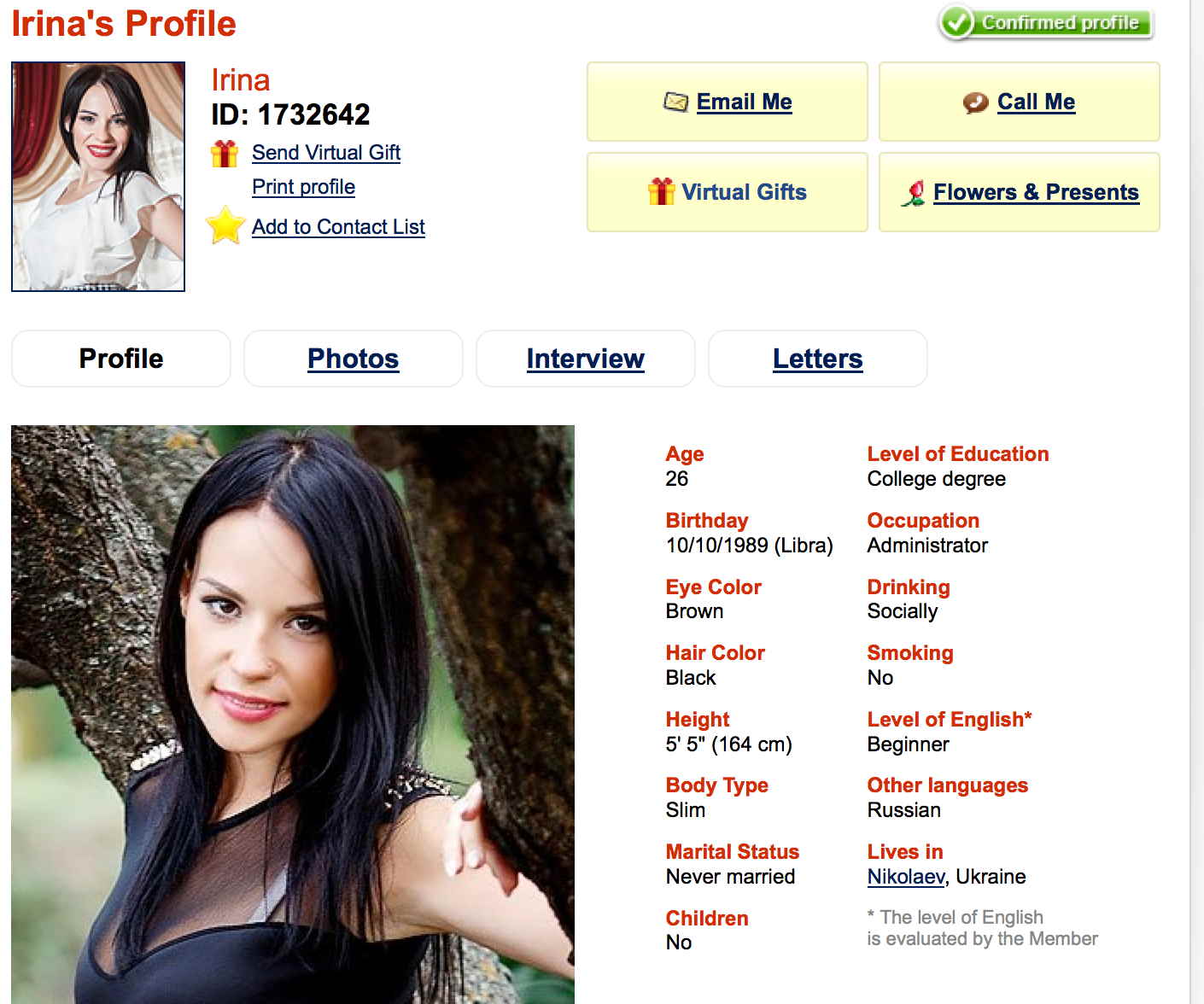 Irina afraud profile.jpg